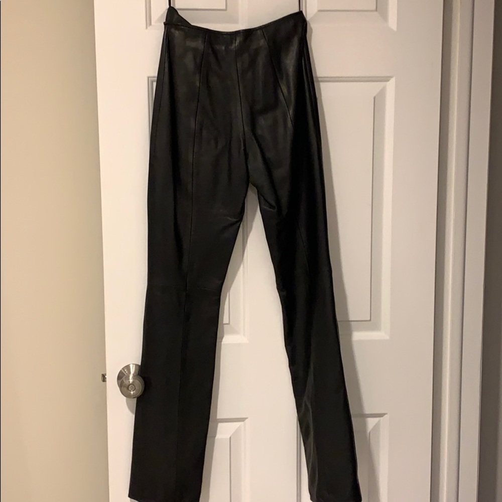 Black Leather Pants